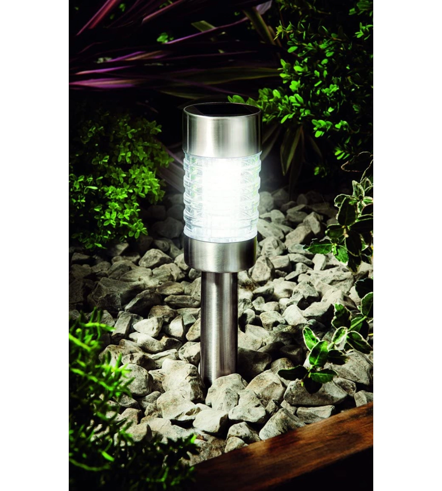 Lampada solare led, h37 cm